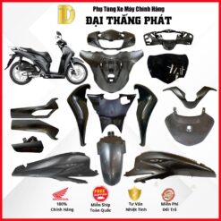 (Có bán lẻ) Dàn áo xe SH 125/150cc (2020) K0R màu Đen xám - NHC26 chính hãng Honda