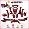 (Có bán lẻ) Dàn áo xe Wave Anpha 100cc năm 2002 - màu Đỏ Sẫm - R203M chính hãng Honda