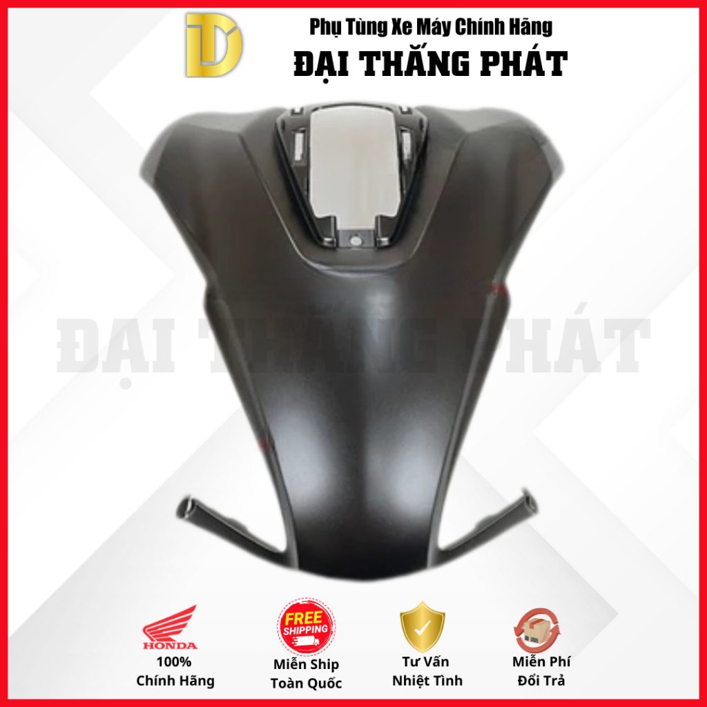 (Có bán lẻ) Dàn áo Vision 110cc (2023) K2C màu Đen Nhám NHA76 phiên bản thể thao chính hãng Honda - Ảnh 6