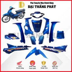 (Có bán lẻ) Dàn áo xe Wave Anpha 100cc năm 2002 - màu Xanh ngọc - PB305P chính hãng Honda