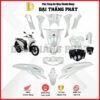 (Có bán lẻ) Dàn áo xe SH 160cc (2023) K0R màu Trắng đen - NHB35 - Phiên bản tiêu chuẩn chính hãng Honda