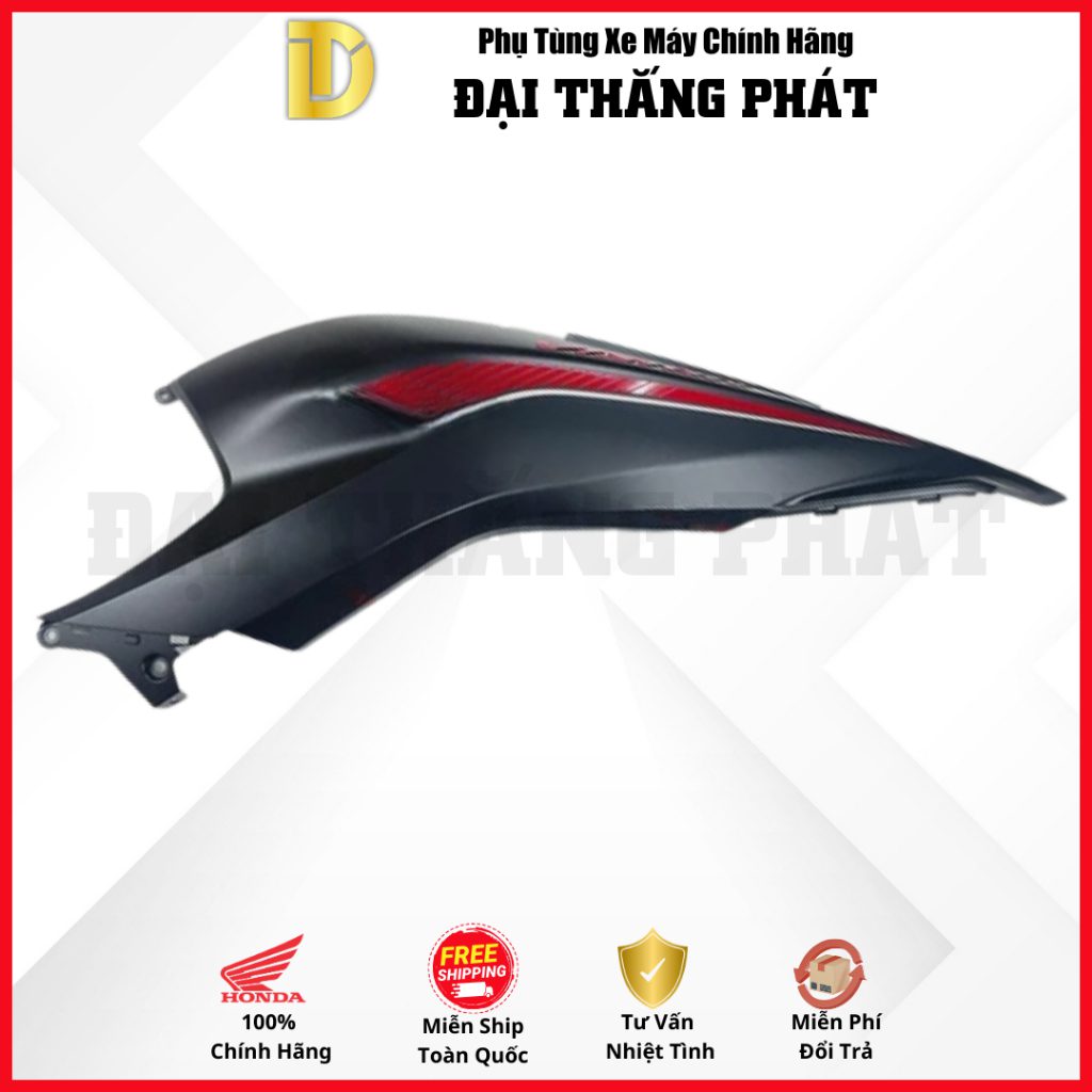 (Có bán lẻ) Dàn áo Vision 110cc (2023) K2C màu Đen Nhám NHA76 phiên bản thể thao chính hãng Honda - Ảnh 2