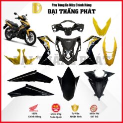 (Có bán lẻ) Dàn áo xe Winner K56 (2017-2019) màu Vàng - Y106 chính hãng Honda