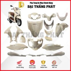 (Có bán lẻ) Dàn áo xe Lead 125cc (2016-2017-2018) màu Vàng - Y229P chính hãng Honda