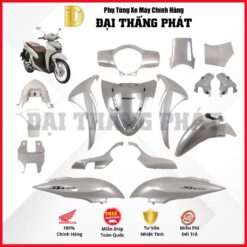 (Có bán lẻ) Dàn áo xe SH Mode 125cc K1N năm 2020 - màu Vàng Nâu - NHC46P - Bản Thời trang - Phanh ABS chính hãng Honda