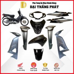 (Có bán lẻ) Dàn áo xe Wave S 100cc năm 2006 màu Đen - NHA69P chính hãng Honda