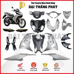 (Có bán lẻ) Dàn áo xe Winner năm 2024 màu Bạc Đen Xanh - NHB18 - Phiên bản đặc biệt chính hãng Honda