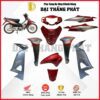 (Có bán lẻ) Dàn áo xe Wave RS 100cc năm 2006 màu Đỏ - R313C - chính hãng Honda