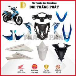 (Có bán lẻ) Dàn áo xe Winner K56 (2016) màu Xanh - B189C chính hãng Honda