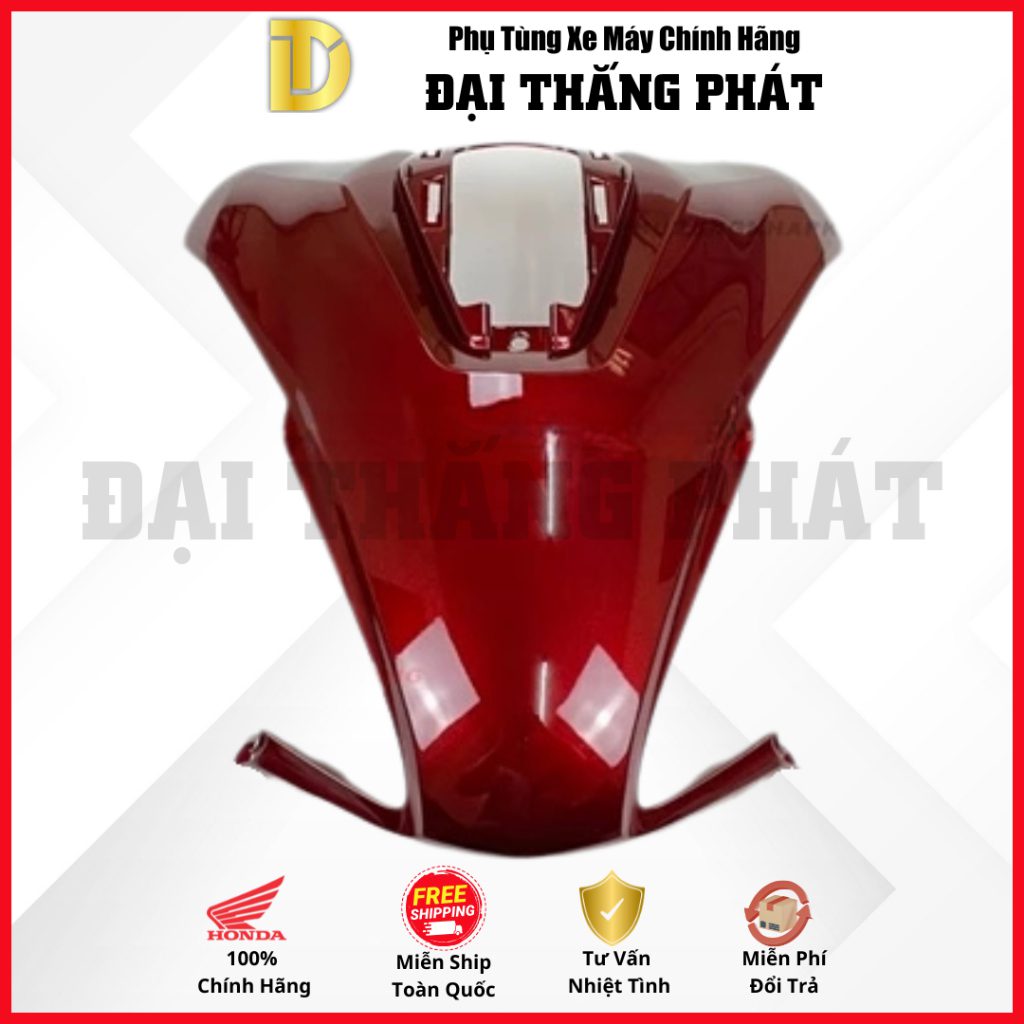 (Có bán lẻ) Dàn áo Vision 110cc (2023) K2C màu Đỏ đậm R368 phiên bản cao cấp chính hãng Honda - Ảnh 7