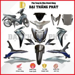 (Có bán lẻ) Dàn áo xe Wave RSX 110cc K07 năm 2012 - màu Xám - NHA62 chính hãng Honda