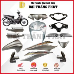 (Có bán lẻ) Dàn áo xe Wave S 110cc năm 2011 - màu Bạc - NH411M chính hãng Honda