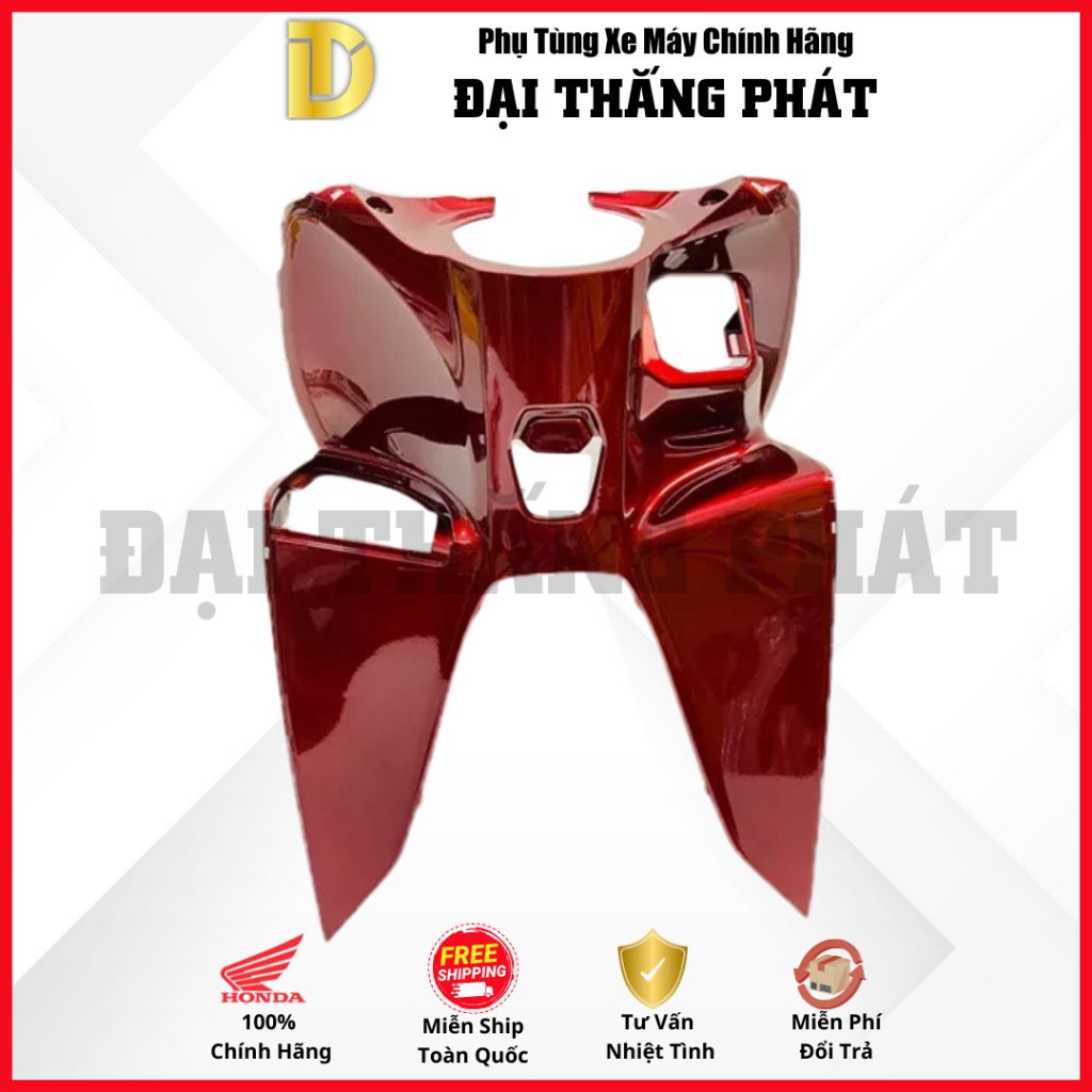 (Có bán lẻ) Dàn áo Vision 110cc (2021) K2C phiên bản Cao Cấp-R350C- Đỏ Nâu Đen chính hãng Honda - Ảnh 9