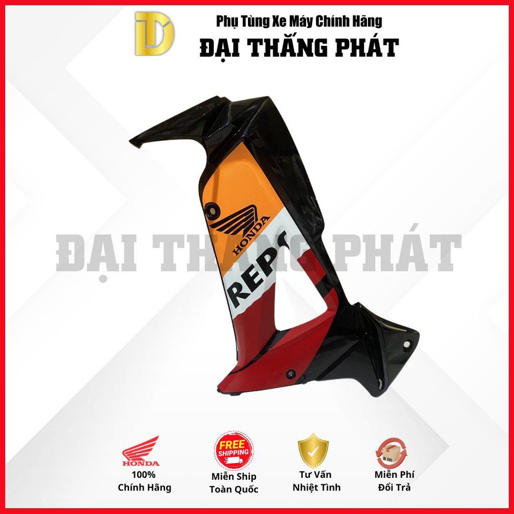 (Có bán lẻ) Dàn áo Wave RSX 100 Năm 2008 màu Đen đỏ vàng - PB383M chính hãng Honda - Ảnh 6