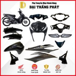 (Có bán lẻ) Dàn áo xe Wave S 110cc năm 2013 - màu Đen - NHB25 chính hãng Honda