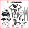 (Có bán lẻ) Dàn áo xe Air Blade 125cc K27 năm 2012,2014 màu Xám Bac Đen - NH-B51 chính hãng Honda