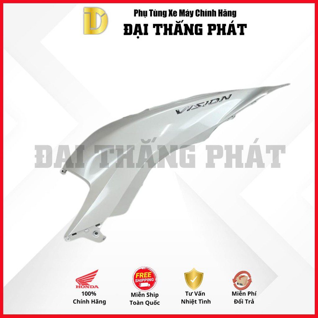 (Có bán lẻ) Dàn áo Vision 110cc (2021) K2C phiên bản Cao Cấp-NHB35P-Trắng Nâu Đen chính hãng Honda - Ảnh 6