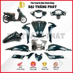 (Có bán lẻ) Dàn áo Vision 110cc K44 năm 2018 - Phiên bản Smartkey - Màu Xanh lục - G209 chính hãng Honda