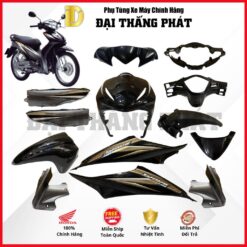 (Có bán lẻ) Dàn áo xe Wave S 110cc năm 2010 - màu Đen - NHA69P chính hãng Honda