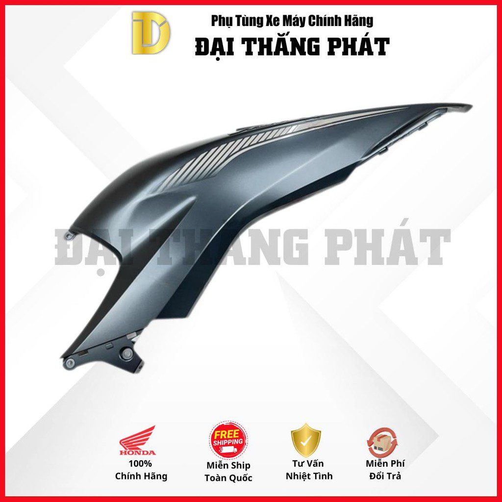 (Có bán lẻ) Dàn áo Vision 110cc (2024) K2C phiên bản Cổ điển-Màu Xanh đen bạc-NHC34 chính hãng Honda - Ảnh 6