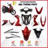 (Có bán lẻ) Dàn áo xe Winner K56 (2016) màu Đỏ đen - R340 chính hãng Honda