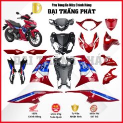 (Có bán lẻ) Dàn áo xe Winner 150cc năm 2022 màu Đỏ Đen - R389 - Phiên bản Thể Thao  - Phanh ABS chính hãng Honda