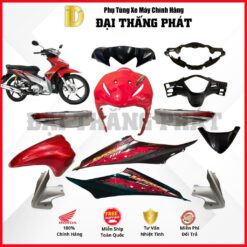 (Có bán lẻ) Dàn áo xe Wave RS 110cc năm 2009 - màu Đỏ - R263 chính hãng Honda