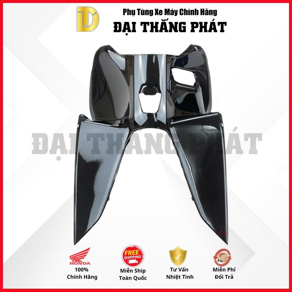 (Có bán lẻ) Dàn áo Vision 110cc (2024) K2C phiên bản Cổ điển-Màu Xanh đen bạc-NHC34 chính hãng Honda - Ảnh 2