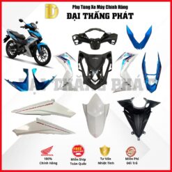 (Có bán lẻ) Dàn áo xe Winner K56 năm 2017 màu Xanh - B189C chính hãng Honda