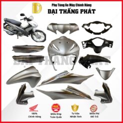 (Có bán lẻ) Dàn áo xe Wave S 110cc năm 2009 - màu Bạc - NH411M chính hãng Honda