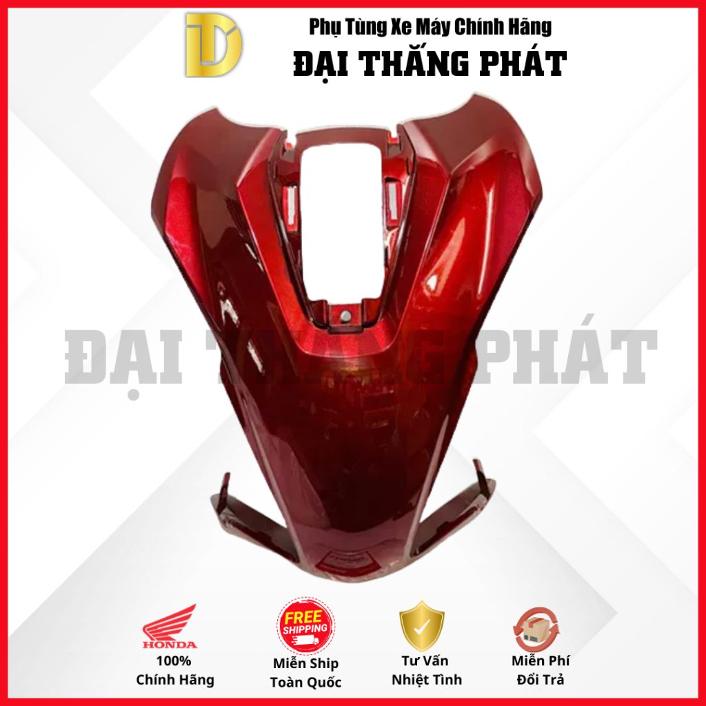(Có bán lẻ) Dàn áo Vision 110cc (2021) K2C phiên bản Cao Cấp-R350C- Đỏ Nâu Đen chính hãng Honda - Ảnh 8