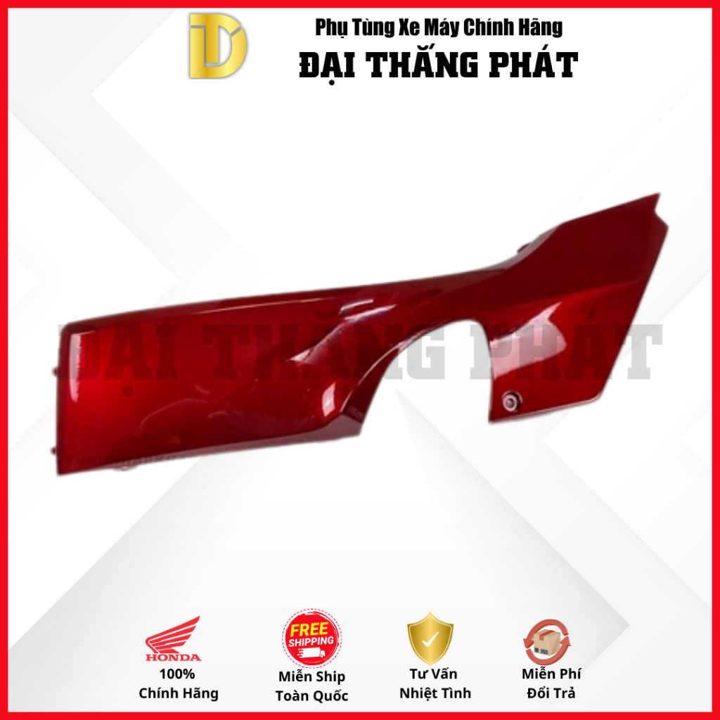 (Có bán lẻ) Dàn áo Vision 110cc (2023) K2C màu Đỏ đậm R368 phiên bản cao cấp chính hãng Honda - Ảnh 6