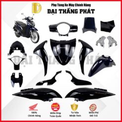 (Có bán lẻ) Dàn áo xe SH Mode 125cc K1N năm 2020 - màu Xanh Đen - PB410P - Bản Thời trang - Phanh ABS  chính hãng Honda