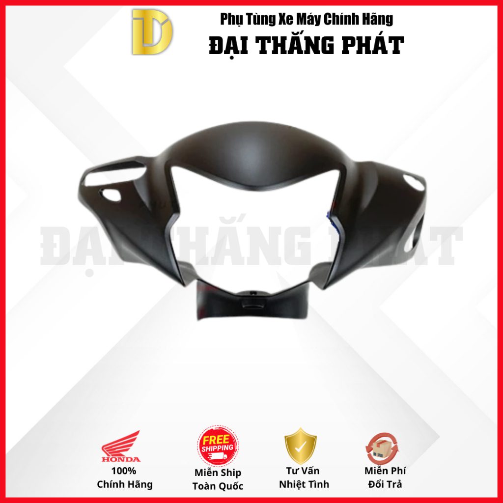 (Có bán lẻ) Dàn áo Vision 110cc (2023) K2C màu Đen Nhám NHA76 phiên bản thể thao chính hãng Honda - Ảnh 9
