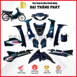 (Có bán lẻ) Dàn áo xe Wave Anpha 100cc năm 2003 - màu Xanh Lục - B142P chính hãng Honda