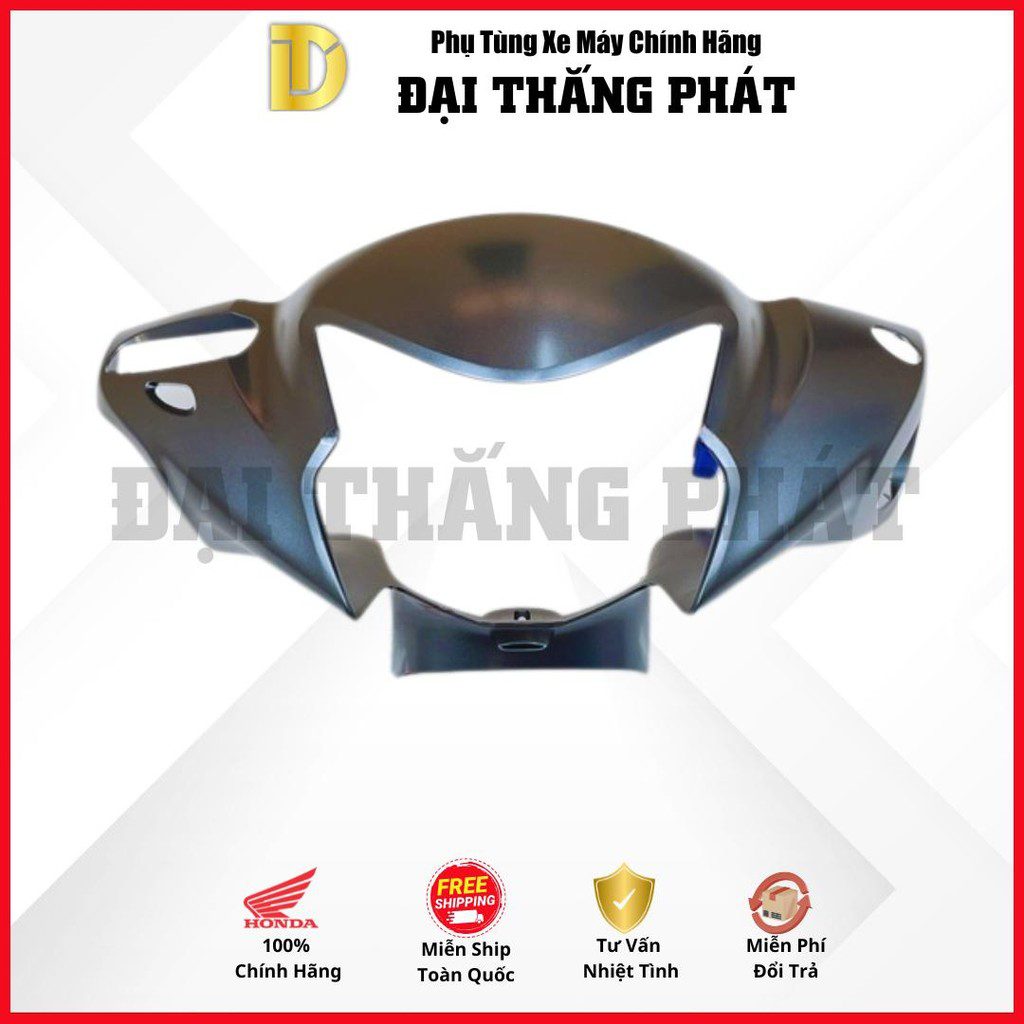 (Có bán lẻ) Dàn áo Vision 110cc (2024) K2C phiên bản Cổ điển-Màu Xanh đen bạc-NHC34 chính hãng Honda - Ảnh 4