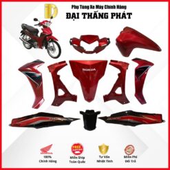 (Có bán lẻ) Dàn áo xe Blade Số K57 năm 2017 màu Đỏ - R340 chính hãng Honda