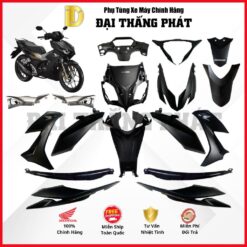 (Có bán lẻ) Dàn áo xe Winner X K56 năm 2019 màu Đen bạc vàng đồng - NHA76 chính hãng Honda