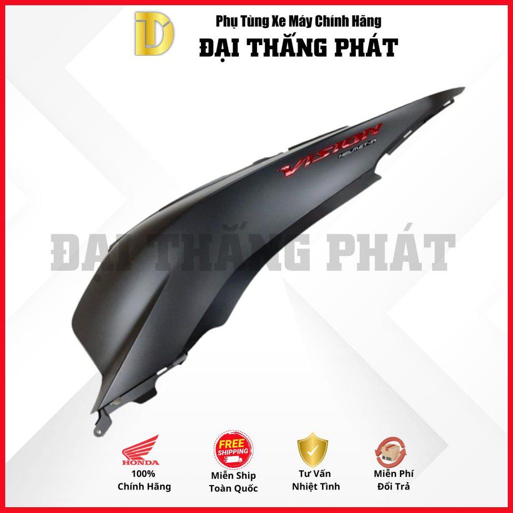 (Có bán lẻ) Dàn áo Vision 110cc K44 năm 2018 - Phiên bản Smartkey - Màu Đen mờ/ Đen nhám - NHA76 chính hãng Honda - Ảnh 9