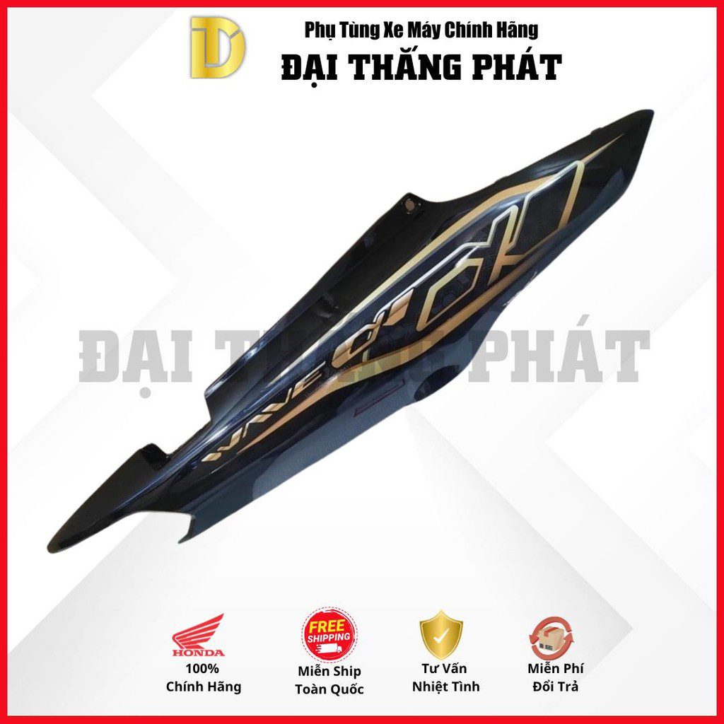 (Có bán lẻ) Dàn áo xe Wave Anpha 110cc K89 (2020,2021,2022) màu Đen Bạc NHB-25M chính hãng Honda - Ảnh 7