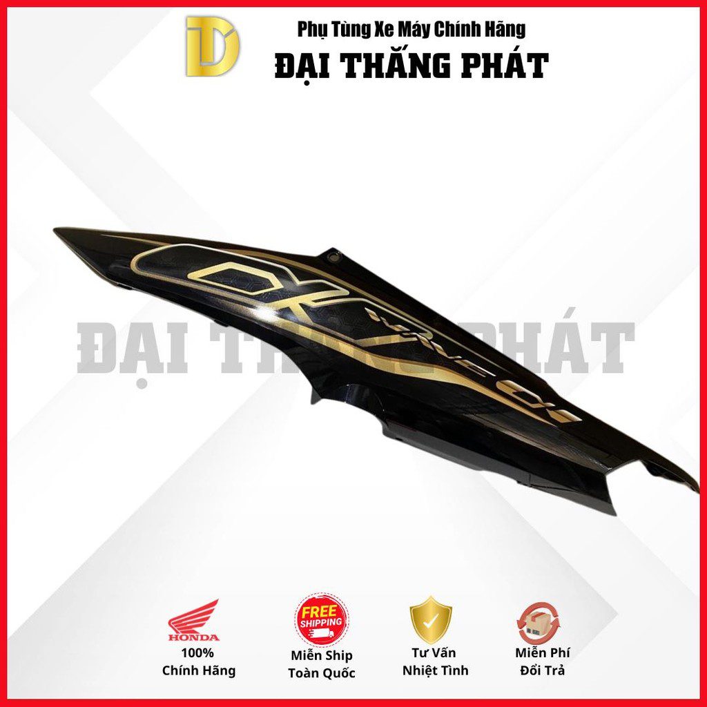 (Có bán lẻ) Dàn áo xe Wave Anpha 110cc K89 (2020,2021,2022) màu Đen Bạc NHB-25M chính hãng Honda - Ảnh 8