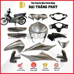 (Có bán lẻ) Dàn áo xe Wave S 110cc năm 2010 - màu Bac - NH414M chính hãng Honda