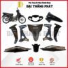 (Có bán lẻ) Dàn áo xe Blade Số K57 năm 2014 màu Đen xám tem vàng - NHB25 chính hãng Honda