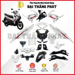 (Có bán lẻ) Dàn nhựa xe Air Blade 125cc K1F/K1G (2020-2021-2022) Phiên Bản Tiêu Chuẩn - Trắng - NHB35P chính hãng Honda