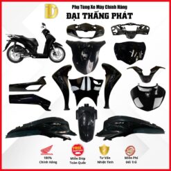 (Có bán lẻ) Dàn áo xe SH 125/150cc (2020) K0R màu Đen NHB25 chính hãng Honda
