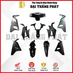 (Có bán lẻ) Dàn nhựa nhám Wave Anpha 110cc K89 lắp chung (2017-2018-2019-2020-2021-2022-2023-2024-2025) chính hãng Honda