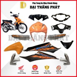 (Có bán lẻ) Dàn áo xe Wave RS 110cc năm 2009 - màu Cam - YR271M chính hãng Honda