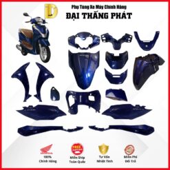 (Có bán lẻ) Dàn áo xe Lead 125cc (2016-2017-2018) màu Xanh lam - PB403P chính hãng Honda