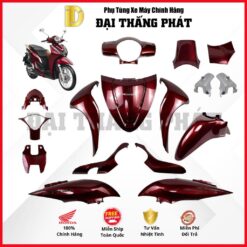 (Có bán lẻ) Dàn áo xe SH Mode 125cc K1N năm 2020 - màu Đỏ đen - R350C - Bản Thời trang - Phanh ABS  chính hãng Honda