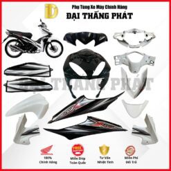 (Có bán lẻ) Dàn áo xe Wave RSX 110cc năm 2010 - màu Trắng - NHA96P chính hãng Honda